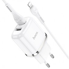З/У сетевое HOCO N4 ASPIRING DUAL PORT CHARGER (EU) [731005] (WHITE)	
